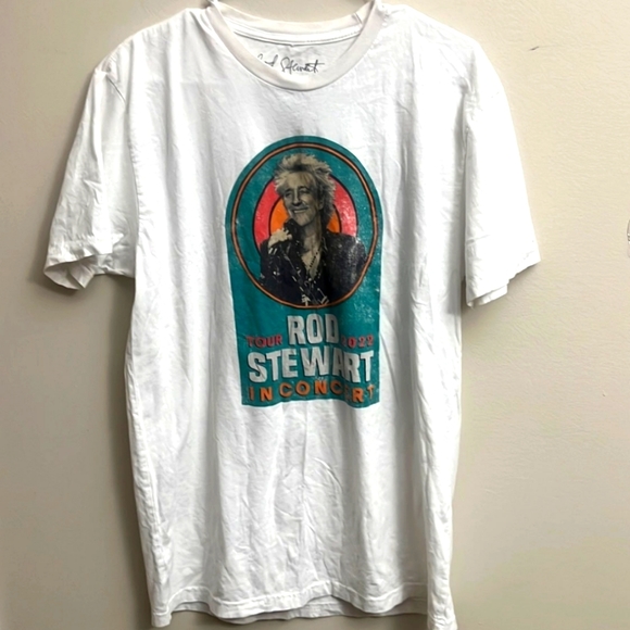 NWOT Men's Rod Stewart In Concert Tour 2022 T-shirt - Picture 4 of 7